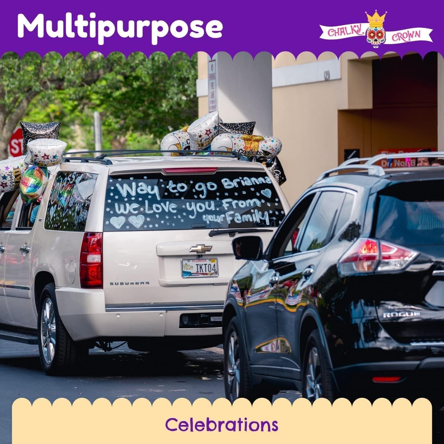 imageLiquid Chalk Markers for Blackboards  Bold Color Dry Erase Marker  Chalk Markers for Chalkboard Signs Windows Blackboard Glass  6mm Reversible Tip 8 Pack  24 Chalkboard Labels Included6mm  8 Pack