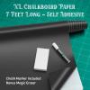 imageCHALKY CROWN  Chalkboard Contact Paper  Chalkboard Paper Roll Peel ampamp Stick Black Contact Paper  Wallpaper Stick ampamp Peel Chalkboard Paper for Wall 7 Feet