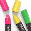 imageCHALKY CROWN Jumbo Liquid Chalk Markers  Bold Chalk Pens for Chalkboards Glass Signs  Square Reversible Tip 15mm 8 Pack