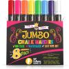 imageCHALKY CROWN Jumbo Liquid Chalk Markers  Bold Chalk Pens for Chalkboards Glass Signs  Square Reversible Tip 15mm 8 Pack