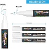 image:imageCHALKY CROWN Bold Liquid Chalk Markers 8 Pack amp White Chalk Markers 5 Pack  Dry Erase Pens for Chalkboards Signs Windows Blackboard amp More  With Reversible Tip